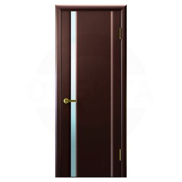 Дверь шпонированная со стеклом одностворчатая Синай 1