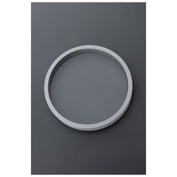 Иллюминатор для дверей - диаметр 300 мм - МДФ металлик
