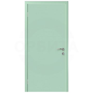 Дверь пластиковая одностворчатая KAPELLI-Classic Моноколор Ментоловый 6019 гладкий