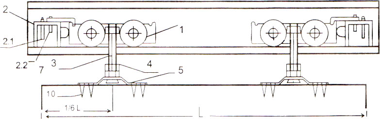 Установка механизма B-104